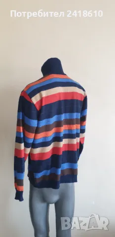 Paul & Shark  Wool Half Zip Multicolor Mens Size L  ОРИГИНАЛ! Мъжки Пуловер!, снимка 3 - Пуловери - 47750567