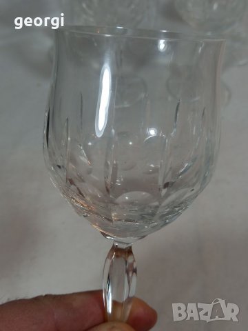 Кристални чаши 6 броя , снимка 5 - Чаши - 35456579