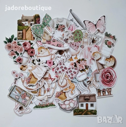 Дизайнерски стикери за скрапбук Пролет/ Великден различни видове, снимка 2 - Други - 48903618