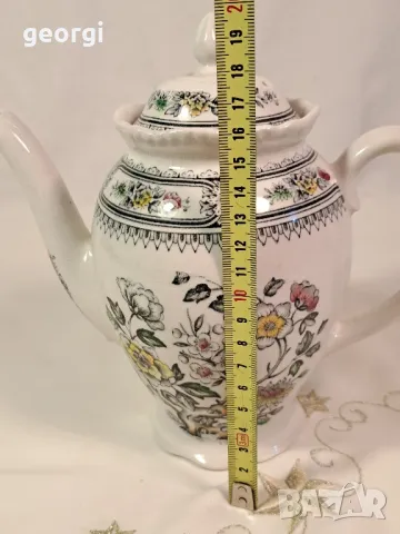 Английски порцеланов чайник Dorset    23/1, снимка 6 - Сервизи - 49327910