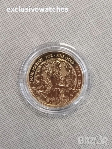 1 oz Златна Монета Митове и Легенди Мариан 2022 , снимка 5 - Нумизматика и бонистика - 52153405
