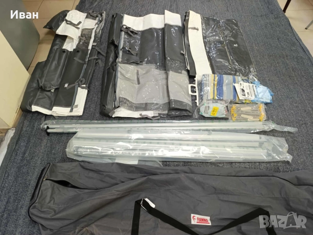 Чисто нов! Fiamma Privacy Room F45s. За кемпер. Размер 350см. Височина 225-250см, снимка 12 - Палатки - 51532340