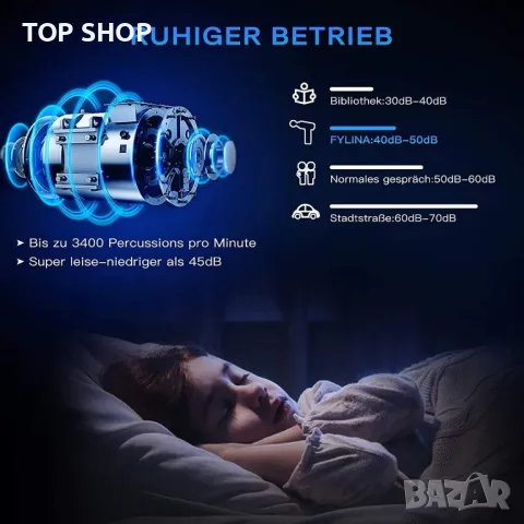 Масажен пистолет MILcea Massage Gun, снимка 5 - Масажори - 49217170