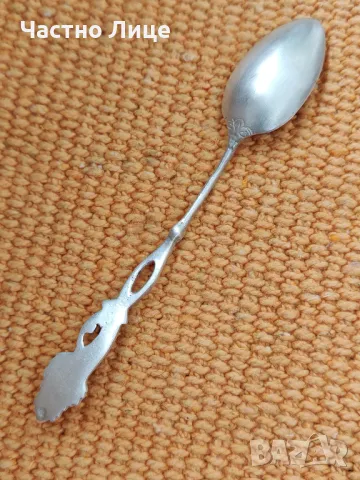 Стара Сребърна Лъжичка Сребро Проба 925 , снимка 2 - Антикварни и старинни предмети - 48800691