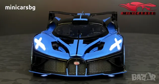 Метални колички: Bugatti Bolide Carbon Jacob & Co (Бугати Болид), снимка 2 - Колекции - 40084968