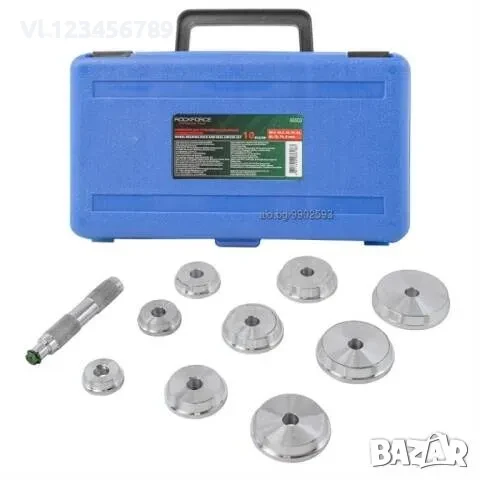 Комплект за избиване на лагери 10 части ROCKFORCE, снимка 2 - Други инструменти - 50831755