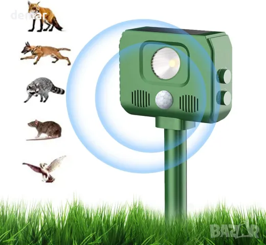 AILEDA Соларен ултразвуков репелент за животни