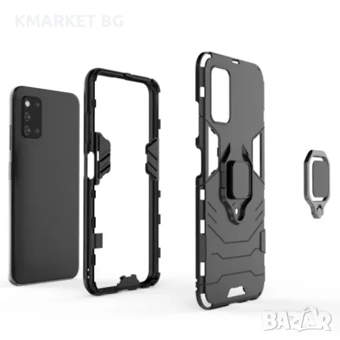 Samsung Galaxy F52 5G Удароустойчив Ring Holder Калъф и Протектор, снимка 4 - Калъфи, кейсове - 48516676