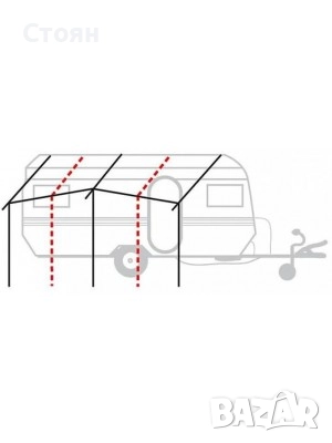 Форселт 5м., снимка 3 - Палатки - 52531797