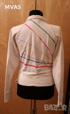 Бяло спортно горнище за момиче S, снимка 2 - Суичъри - 26407508