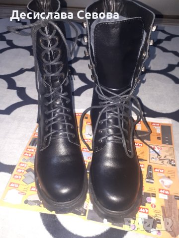 Естествена кожа 39н. Нови, снимка 2 - Дамски боти - 43553864
