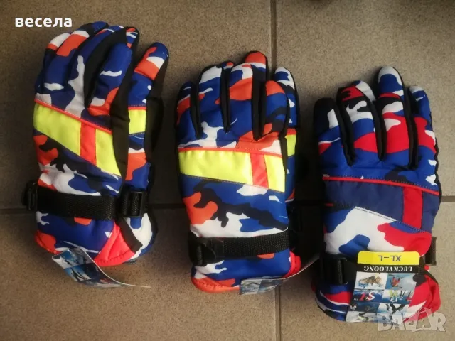 детски ръкавици с пръсти за деца на 6,8,10,12год., снимка 1