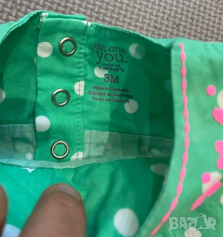 Carters 2бр рокли и комплект 0-3м, снимка 5 - Комплекти за бебе - 28682391