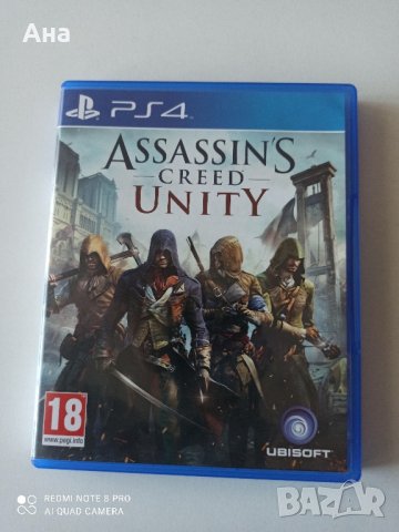 assassin's creed unity ps 4, снимка 1 - Игри за PlayStation - 42959736