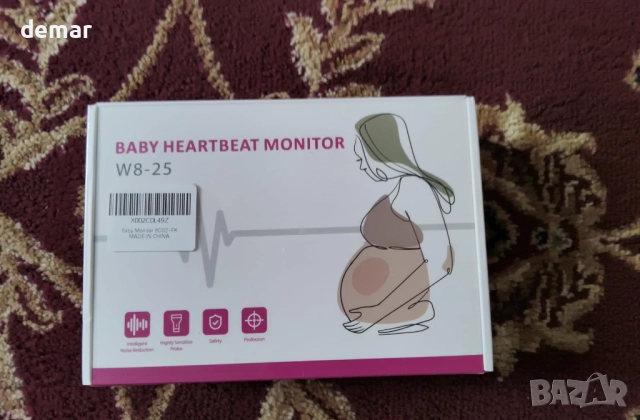 Монитор за движение на бебето за бъдещи майки, само за домашна употреба (розов), снимка 8 - Други - 51721439