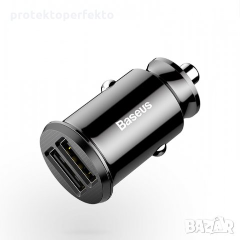 Супер Fast charger бързо зарядно за кола BASEUS 3.1A с 2 USB порта, снимка 2 - Аксесоари и консумативи - 28442335