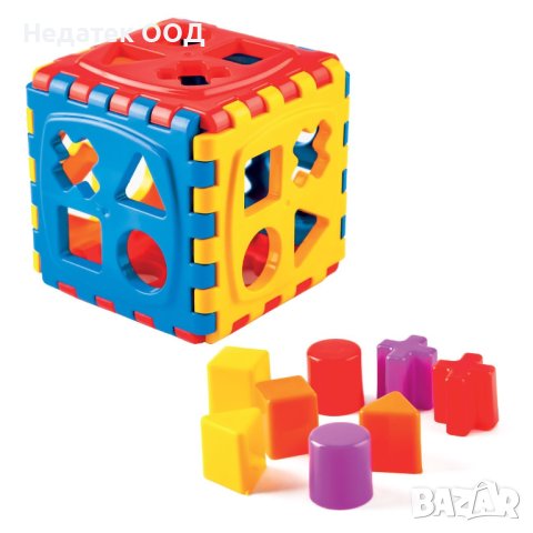 Образователна игра,  Baby's Hole, 4 фигури, 8 части, снимка 1 - Образователни игри - 40412769