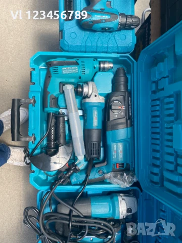 3в1 Перфоратор, Ъглошлайф 125мм и Бормашина 1400W, снимка 4 - Други инструменти - 50886336