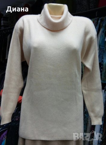100% кашмир,мерино,ангора,мохер-дамски пуловери с поло яка, снимка 9 - Блузи с дълъг ръкав и пуловери - 35536878