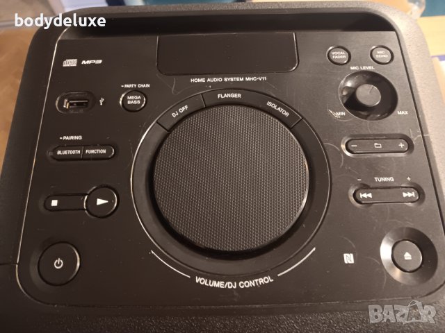 Sony MHCV11 аудио система Bluetooth, Mega Bass, Dj Effects, USB, NFC, снимка 3 - Аудиосистеми - 43713387