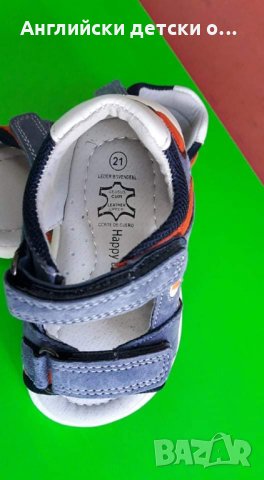 Английски детски сандали естествена кожа , снимка 7 - Детски сандали и чехли - 33406934