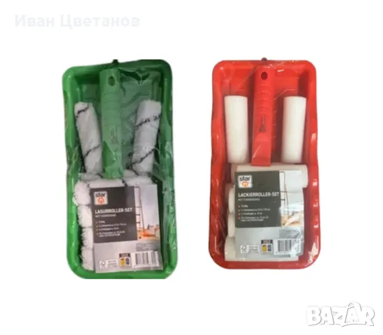  Комплект за боядисване с резервни валяци – 12 части