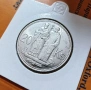 СРЕБРО! 20 крони 1941 г. Светите братя Кирил и Методий, снимка 3