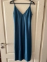 Нова елегнтна дълга миди midi дължина парти рокля zara Zara Зара тюркоаз тюркоазена , снимка 3