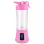 Преносима електро бутилка за шейкове, смутита и блендиране на плодове, снимка 6