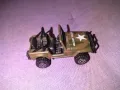 Колекционерска количка Военен джип 4 х 4 roader метална, снимка 3