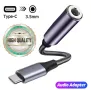 Преходник от USB тип C към 3,5 мм адаптер за слушалки преобразувател стерео жак HiFi AUX аудио кабел, снимка 4