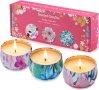 AIMASI Комплект от 3 ароматизирани свещи, подарък за жени 