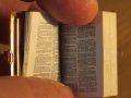 старинна миниатюрна немска библия - много страници, красота и позлата за ценители и колекционери . , снимка 7