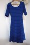 Памучна синя рокля Bongo, снимка 1 - Рокли - 43129294