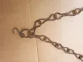Стара верига за огнище от ковано желязо , здрава, снимка 2