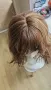 EASIHAIR SS157-2. Синтетични перуки със средна дължина, златисто русо омбре с бретон, снимка 5