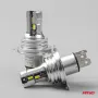 LED крушки AMIO H-mini H4/H19-12/24V-6500K к-т/2 бр./, снимка 3