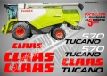 CLAAS Lexion 6700 стикери надписи, снимка 11