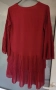 Бордо плисирана туника ZARA размер S, снимка 6