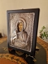 Чудесна антикварна сребърна икона със сертификат и маркировка , снимка 4