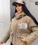 The North Face Gucci Дамско Бежово Зимно Яке Дъ Норт Фейс Гучи Код P1514, снимка 6