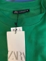 Зелен суичър без качулка от Zara, снимка 3