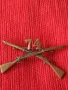 U.S. Army Crossed Rifles СТАР РЯДЪК ВИНТИДЖ АМЕРИКАНСКИ ВОЕНЕН ЗНАК ЗНАЧКА САЩ БРОНЗ 46926, снимка 13