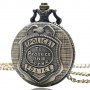 Нов джобен часовник полиция полицай милиция охрана СОТ орел , снимка 3