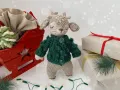 Плетени играчки, коледно еленче, играчки за деца, коледен подарък , снимка 1