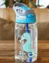 Детска бутилка за вода със сламка 480мл, снимка 7