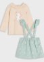 Бебешки комплект- сукман с блуза, снимка 1 - Комплекти за бебе - 43555826
