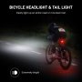 dsfen USB акумулаторни LED велосипедни светлини за нощно каране, снимка 2