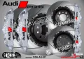Audi Ceramic надписи за капаци на спирачни апарати , снимка 3