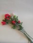 Изкуствени рози, червени и бели, 33 и 49 см - само по телефон!, снимка 1 - Изкуствени цветя - 36698034